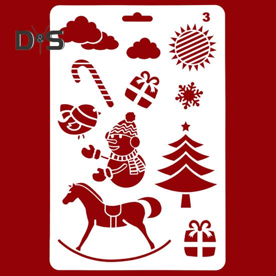 Fine Workmanship Cake Stencil Hollow Out Delicate Christmas Fondant Cake Rim Mesh Embossing Stamp Mold