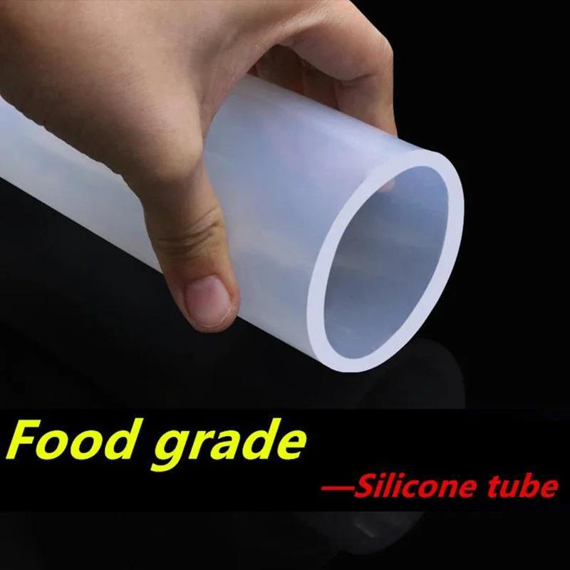 1M Food Grade Silicone Rubber Hose Dia1 2 4 5 6 7 8 9 10 11 12 14 16 18 20 30 50mm Transparent Flexible Silicone Tube Water Pipe