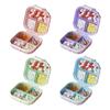 Plastic Weekly Pills Box With 7 Compartments Secure Sealing Storage Container Ideal For Medication Management