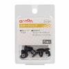 Amon Canoe Clip (for Toyota Vehicles) for Radiator Support and Bonnet Sealing Rubber, 5 Pieces 3891