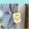 Pokmon Pikachu Plush Shoulder Bag With Storage For Kids And Teens