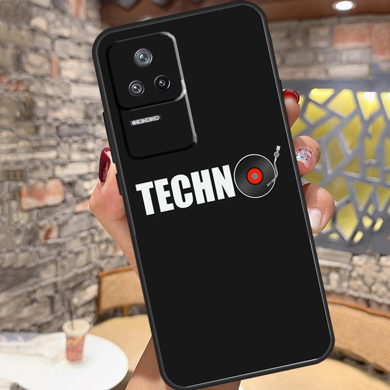 Techno Music Case For Xiaomi 14T Pro 13T 11T 12T 13 14 15 Ultra POCO X6 X7 Pro X3 X5 M6 F5 F6 Pro Cover
