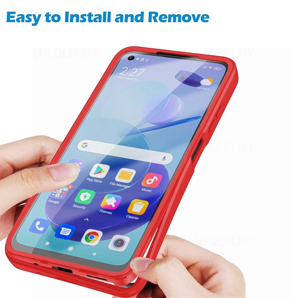 Custodia Protettiva Anteriore e Posteriore Antiurto Per Realme 9i 8i 7i 7 8 9 14 Pro Plus 5G 14T 6 6S C21 C21Y C25Y C25S C30 C33 14X Grado Copertura