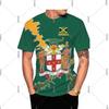 Fashion Women's T-Shirt Jamaica Lion Logo T-Shirt Men's Women's Graffiti Art Flag Short Sleeve Pride T-Shirt Fashion Summer New Street
