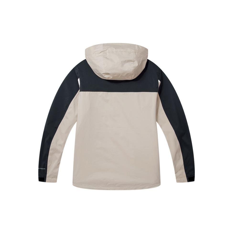 Columbia Outdoor Zip-Up Hooded Waterproof Windproof Lightweight Jacket Men Jackets Khaki WE2900-271