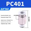Yadake Quick Pneumatic Tube Straight Connector PC4-PC12-M5 Series