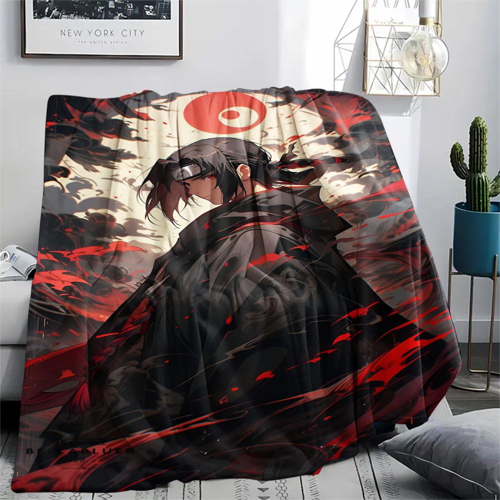 1Pc Cartoon Print Flannel Blanket, High Quality Comfortable for All Seasons, Home Decor, Warmth and Comfort, Perfect for Christmas Birthday Gift