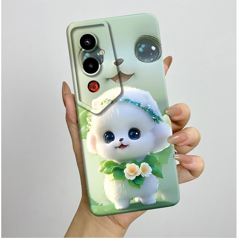 For Tecno Pova 4Pro LG8n Back Cover For Techno Pova 4 Pro Pova4 LG7n Case Silicone Aesthetic Pretty Butterfly Flower Soft Bumper