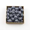 10 Pcs Craft Wood Beads Halloween Beads Polished Round Beads for Jewelry Making
