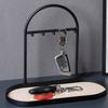 Wrought Iron PU Key Storage Rack Removable Decorative Jewelry Shelf Durable Rust-proof Jewelry Display Stand Bedroom
