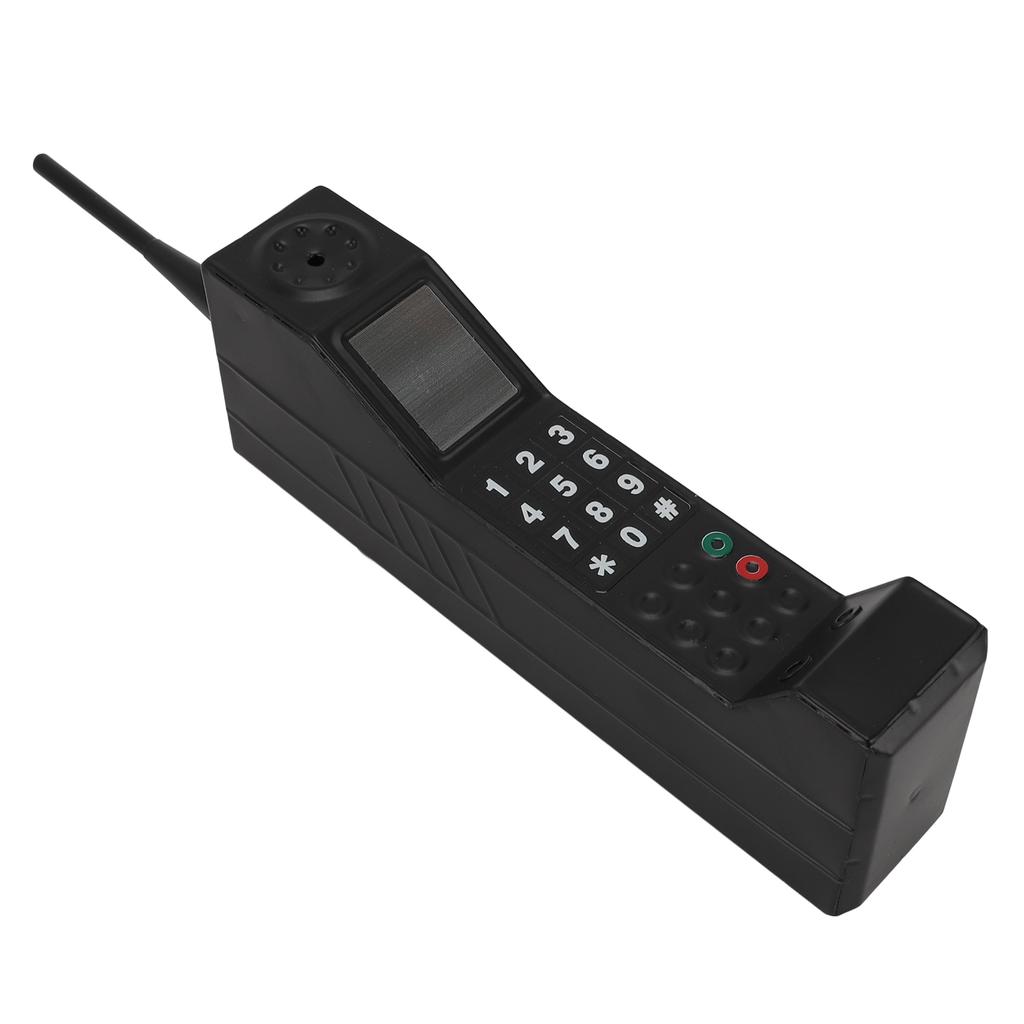 Retro Mobiltelefon Järn Gammaldags Mobiltelefon Mall Dekoration för Fotografering Rosa