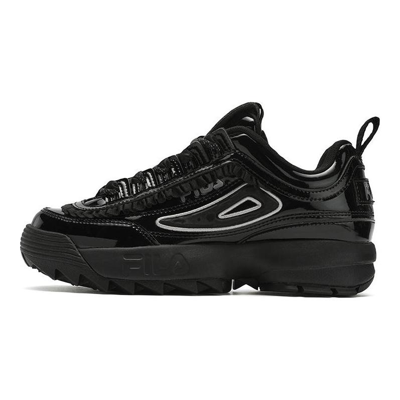 Fila Disruptor 2 Dämpfung, Abriebfest, Niedrig geschnittene Freizeitschuhe Damen Schwarz F12W512135FBK