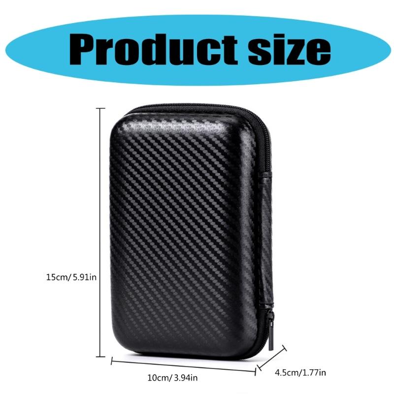 Handheld Console EVA Bag Scratchproof Storage Box for R36S R35S K36 Protector Case with Mesh Pocket Travel Carry Pouch
