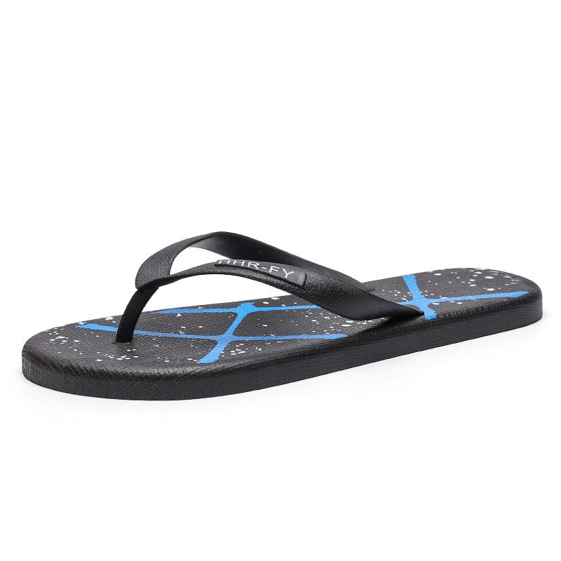 Zehentrenner Herren rutschfest Sommer Oberbekleidung Strand verschleißfest Mode personalisiert weiche Sohle Herren Outdoor Freizeit Klemmsandalen Tide