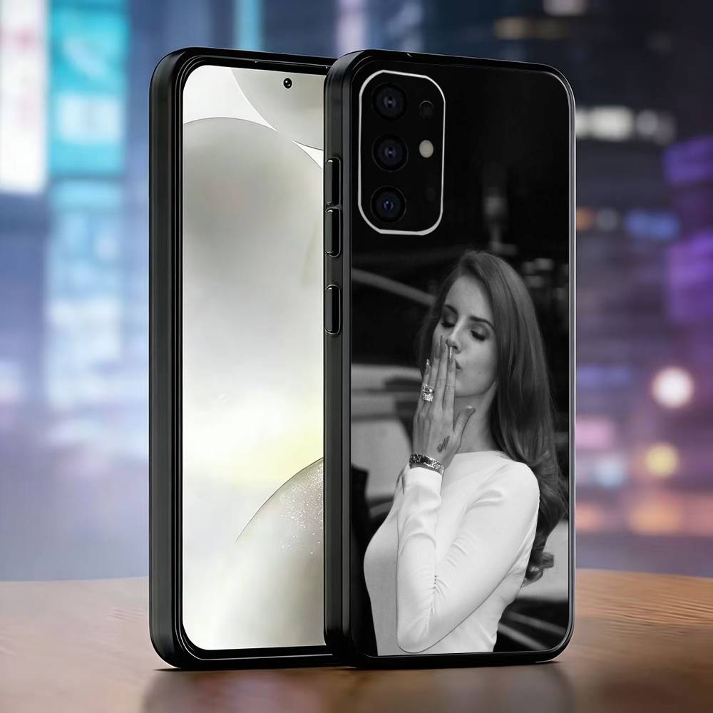 

Чехол для телефона Singer L-Lana D-Del Rey Girl для Samsung S25, S24, S21, S22, S23, S30, Ultra, S20, Plus, Fe, Мягкий силиконовый черный чехол Samsung S21plus