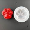 Lovely Cat Paw Charm Silicone Mold Frosted Texture/Crystal DIY Craft Epoxy Resin Molds Pendant Jewelry Tools Accessory