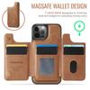 MAGKING K3 Series For iPhone 12 Pro Max Case Compatible with MagSafe Wallet PC+TPU+PU Phone Cover