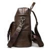 Schoolbag retro women's backpack new pu soft leather dual-purpose travel shoulder bag large capacity business commuter backpack