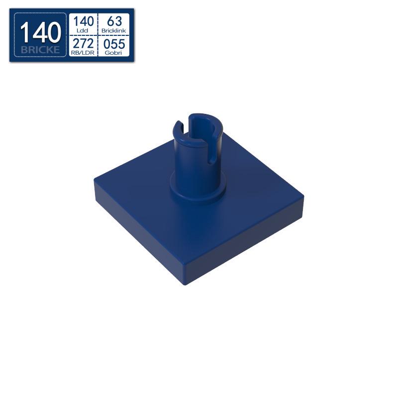 BRICKE 2x2 Top-Stud Plate: Lego-Compatible Building Block for MOC Projects 50g (approx. 86 pcs)