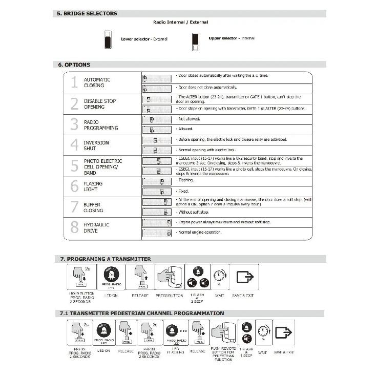 Schwing-/Schiebetor Platine 220V AC 433 MHz NC-Modell für Doppeltor-Schwing-/Schiebetor-Motor Platine