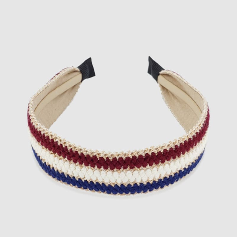 LALA Knit Hairband P-White