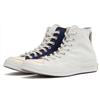 Footpatrol X Converse 1970s Comfortable and Minimalist High Top Espadrilles Unisex White and Blue