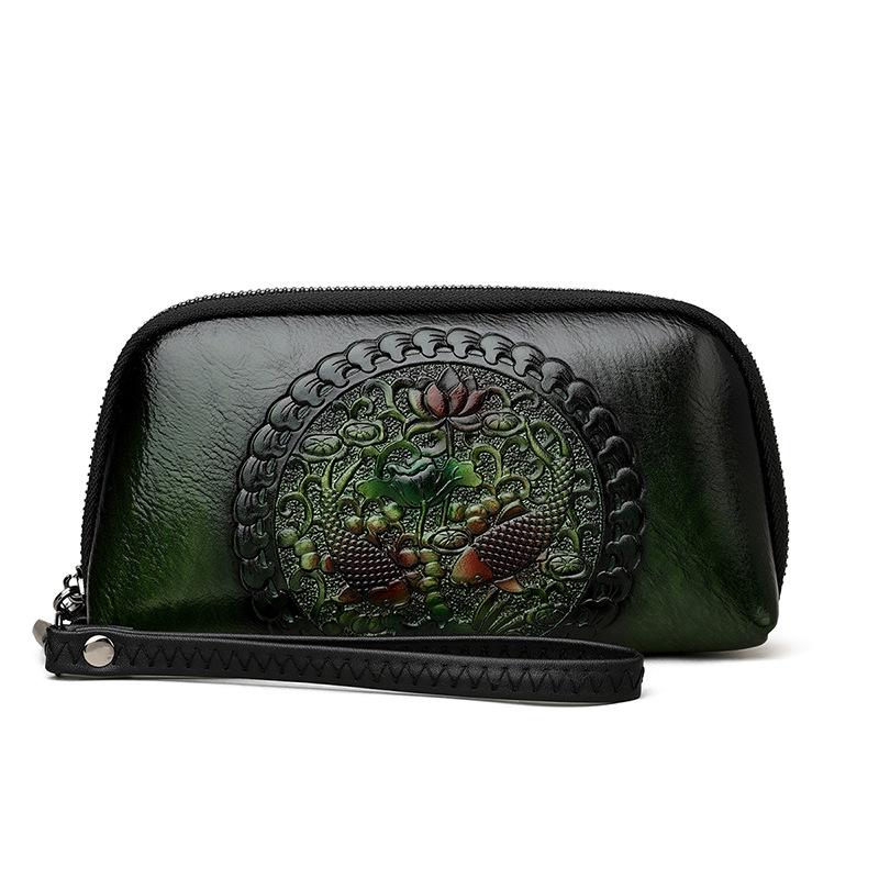 

Printed Wallet, Dinner Handbag, Ethnic Style, Middle-aged and Elderly Mother Bag, Commuting Phone Key Bag, Temperament Handbag