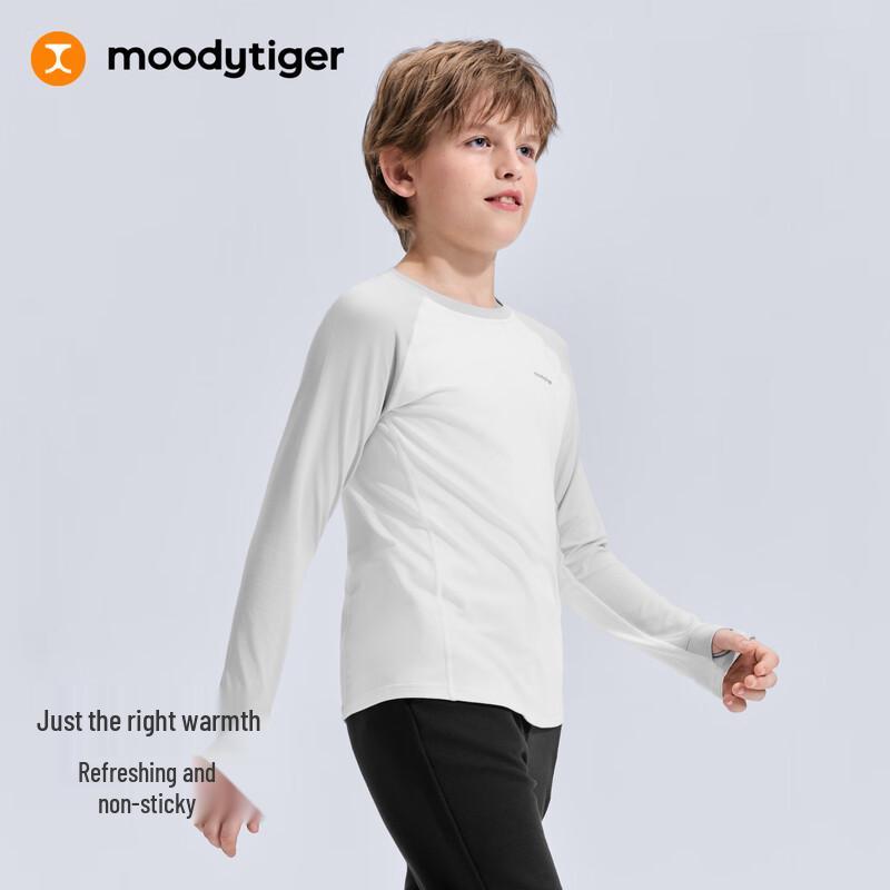 Moodytiger Jungen Langarm Color-Block Sport-T-Shirt
