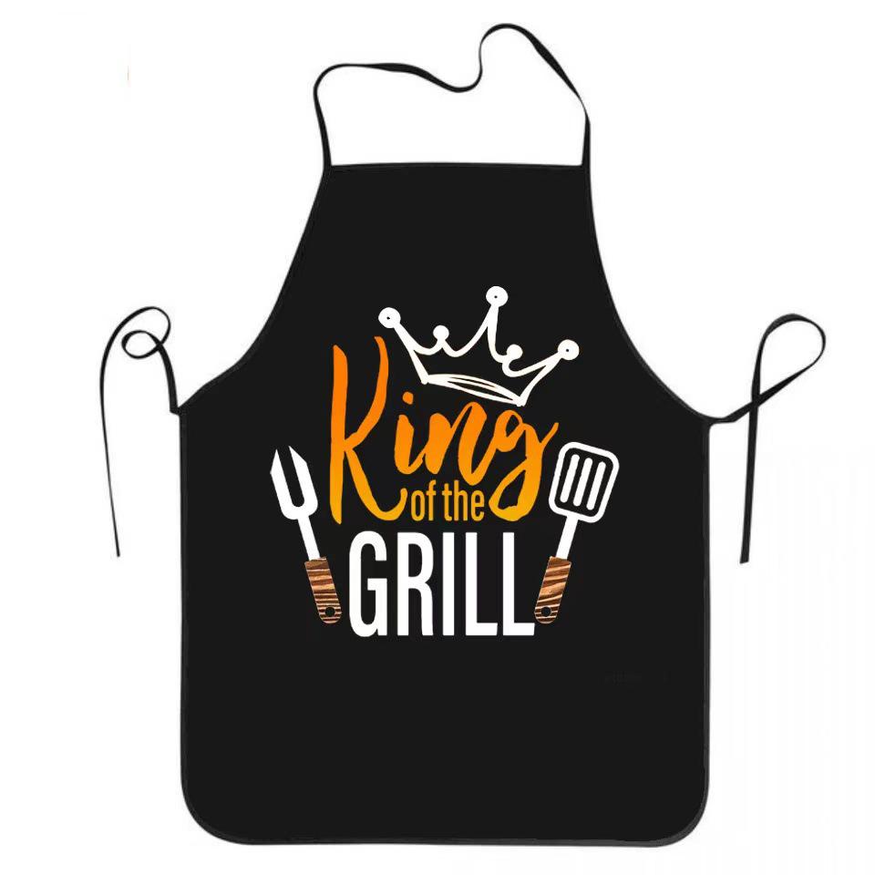 Kreativní zástěra na grilování se zábavnými potisky - Xiyin Household
