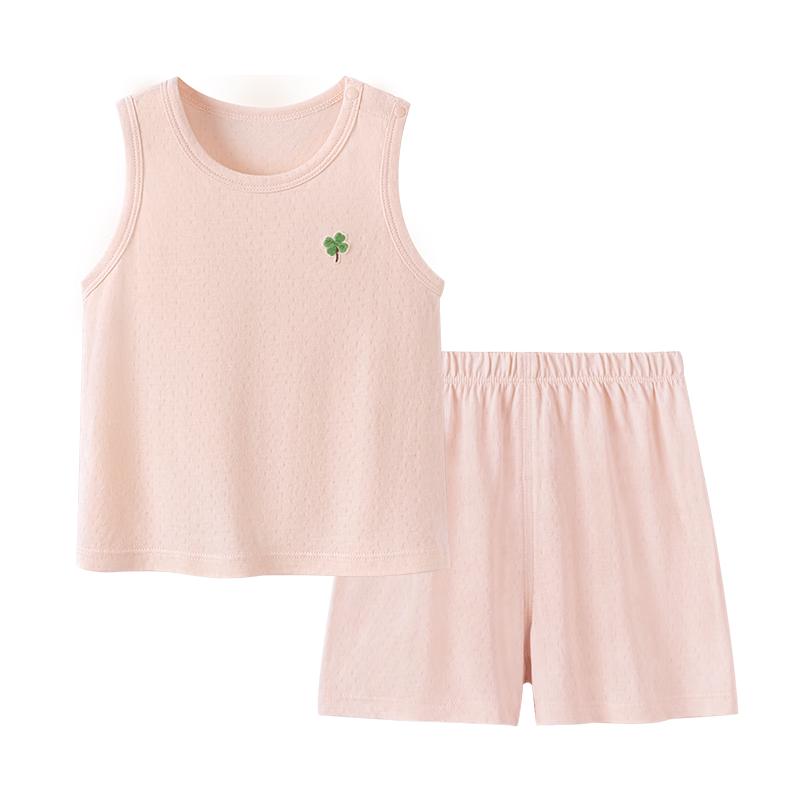 Babylove Unisex Summer Bamboo Cotton Vest & Shorts Set