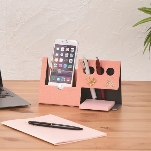 Nakabayashi Ori-pact Desk Organizer M Salmon Pink NOP-D02PI
