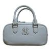 New MLB Logo Shoulder Crossbody Bag Handbag Women's White 7ACRMD55N