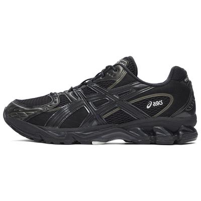 Asics GEL Nimbus 10.1 Støddæmpning, Slidstærke Lave Løbesko Unisex Sort Grå Sneakers 1203A780-001