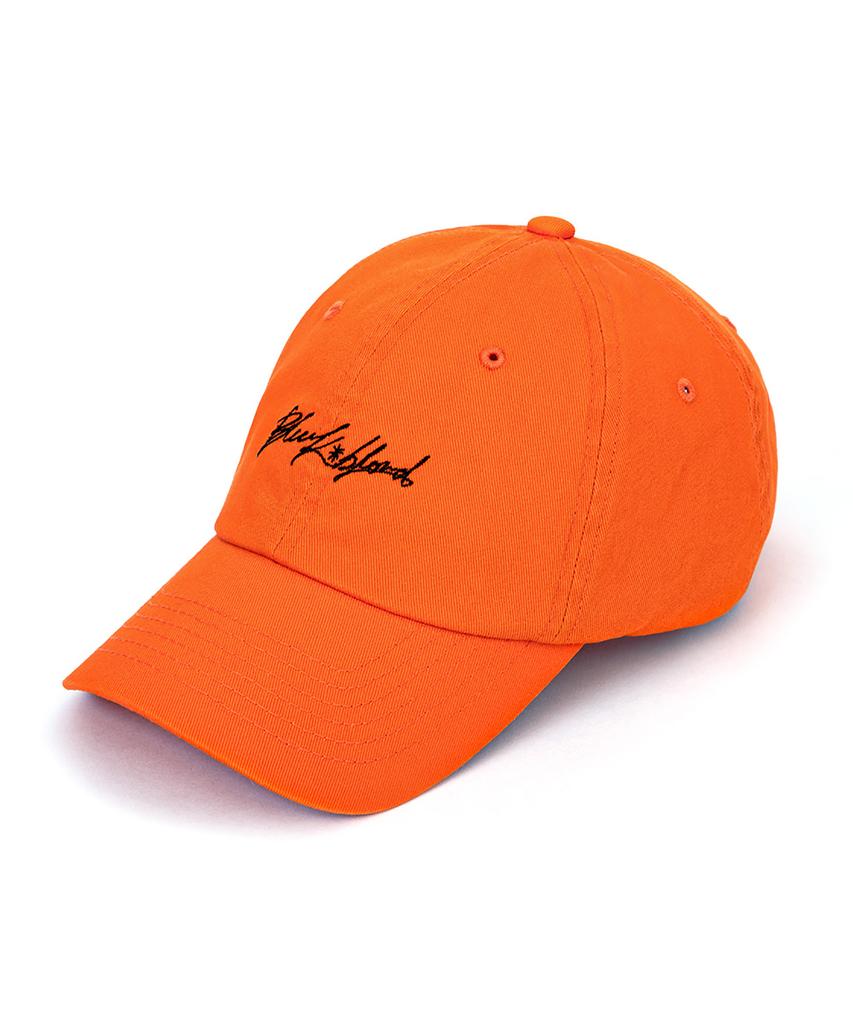 BLACKBLOND Vividi Script Logo Cap (Orange)