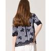 Son Jung Wan Women Check Flower Lace Blouse Zbl6262170