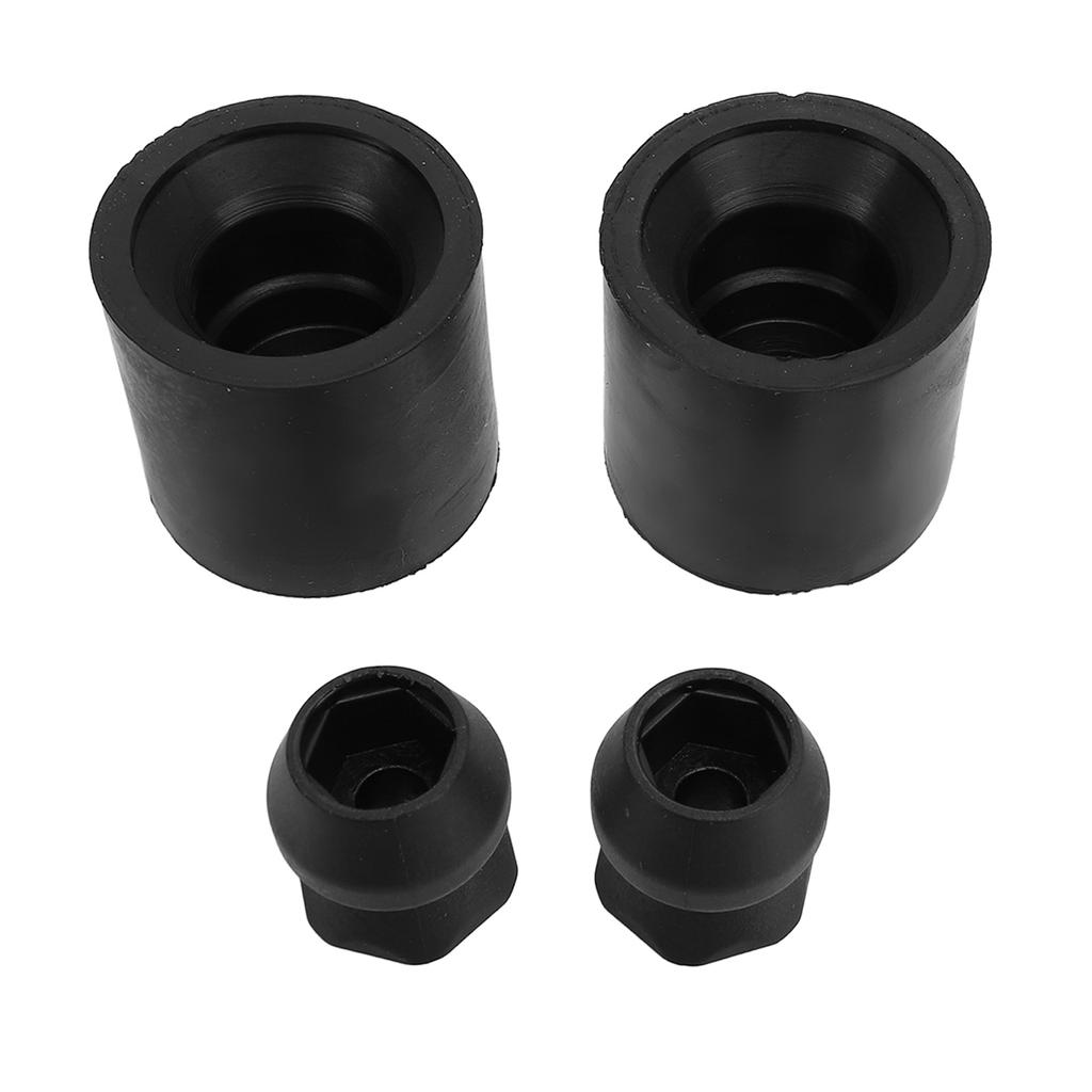 2 Set Trailer Door Holder Kit Deformation Proof Protective Rubber Door Holder Bumper for RV