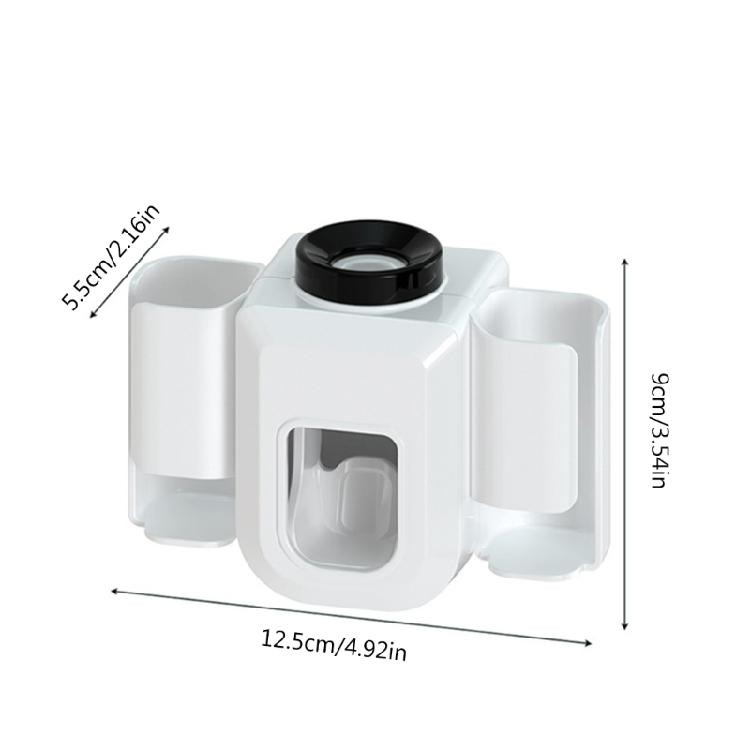 Wall Mount Electric Toothbrush Holder Bathroom Shower Razor Organizer