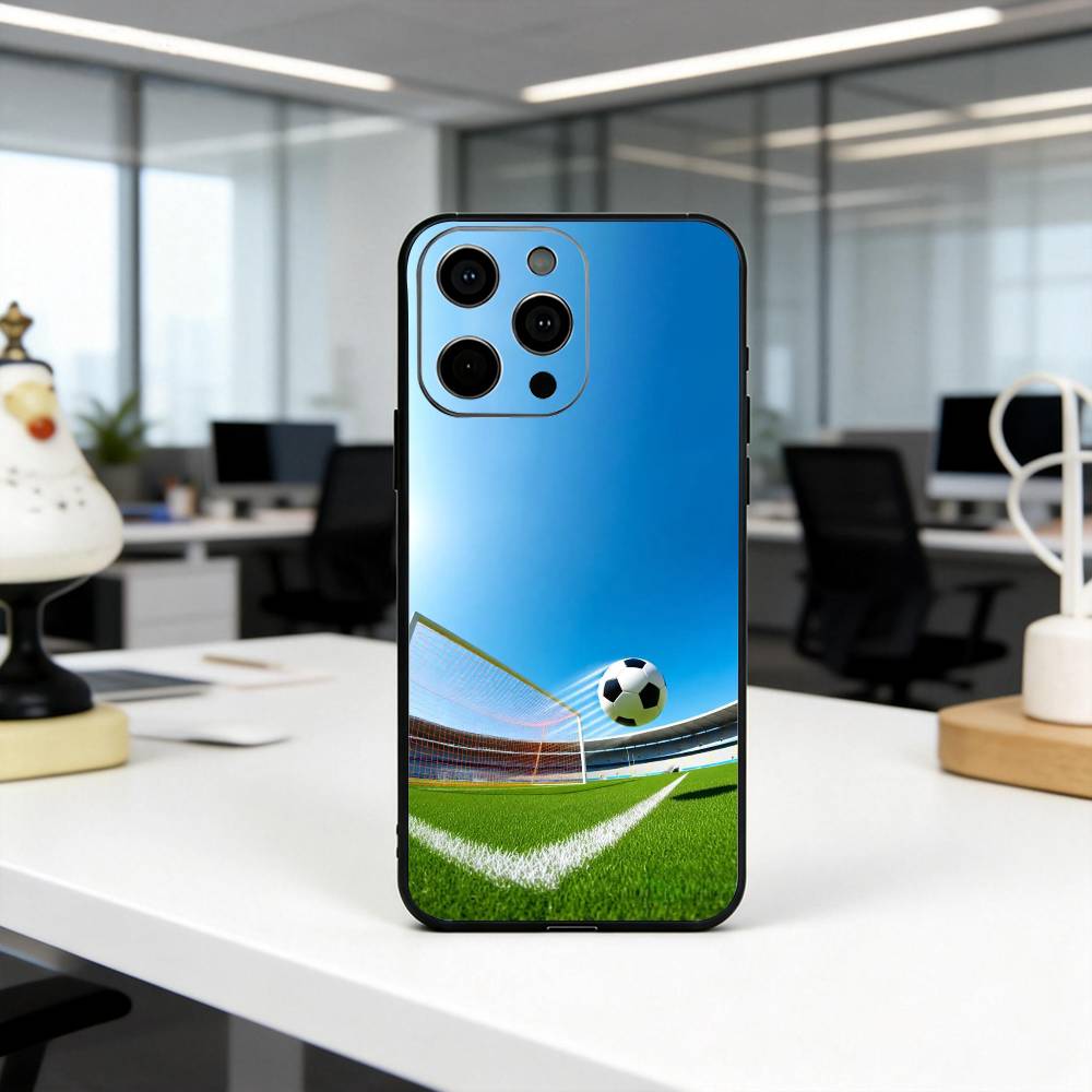F-Football and G-Green P-Pitch Phone Case Silicone Soft For IPhone 17 16 15 14 13 12 11 X XR Plus Pro Max Plus
