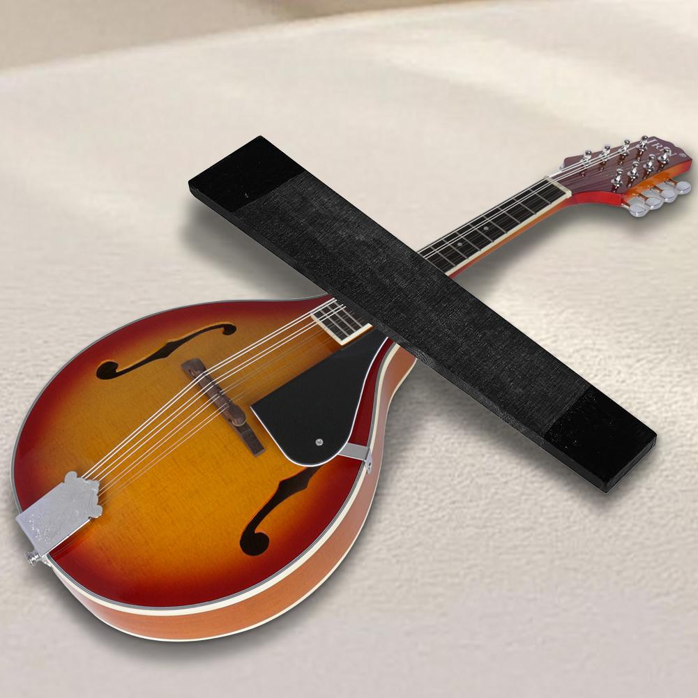 Natural Ebon Fingerboard DIY Black Ebon Fingerboard Wear-Resistant Mandolin Accessories for Mandolin Enthusiasts China Mainland