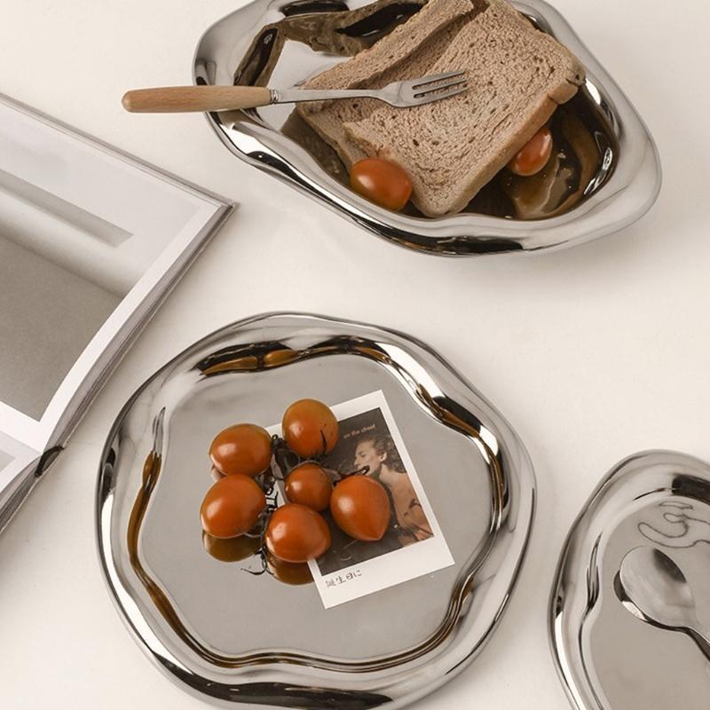 Storage Tray with Polished Round Bottom for Touch Comfortable Does Not Hurt Desk