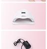 80W LED Nail Art Fast-Drying Lamp for Salon & Home - Quick Dry Gel Polish Therapy, No Hand Darkening