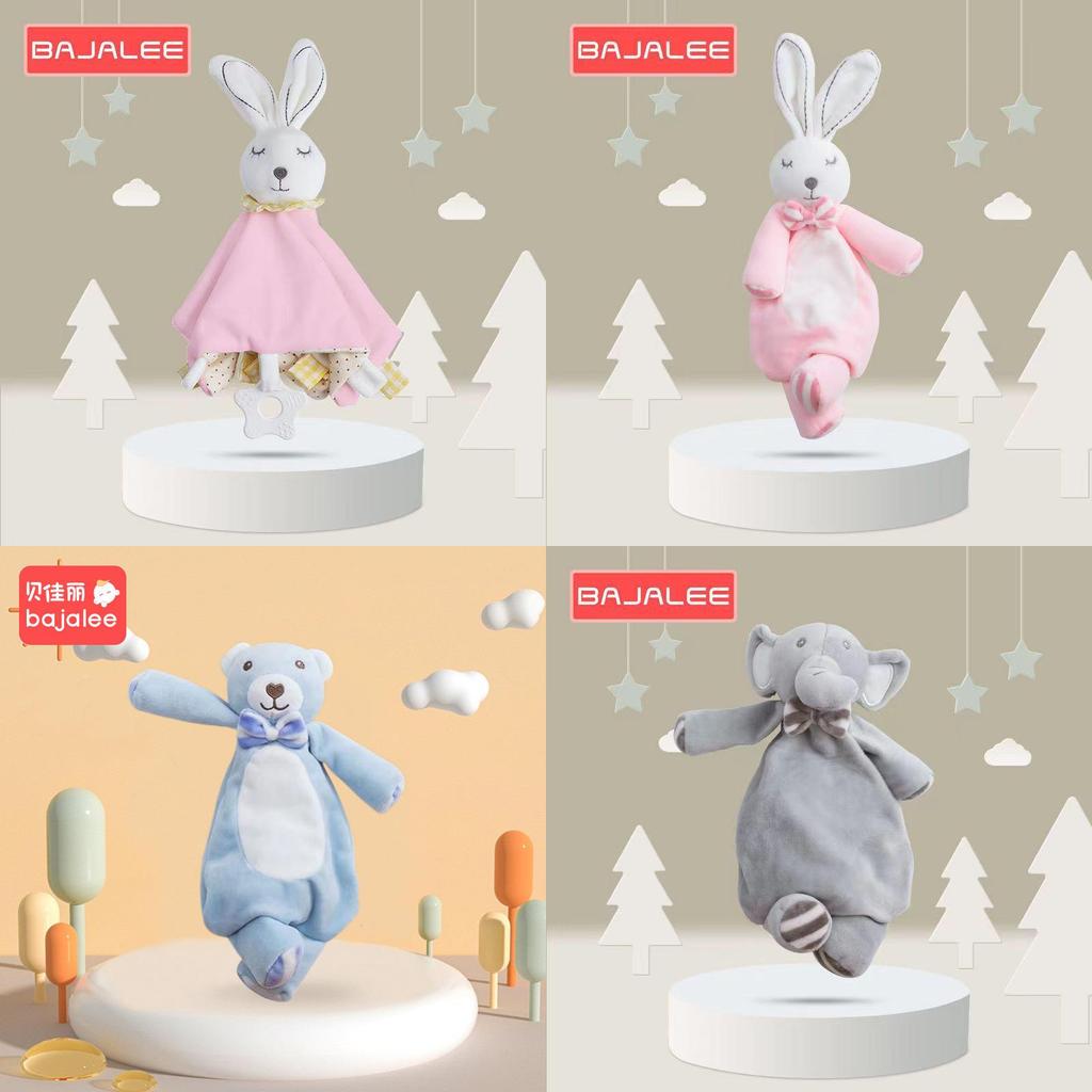 Baby Animal Plush Toy With Chewing Texture For Newborn Sleep And Comfort