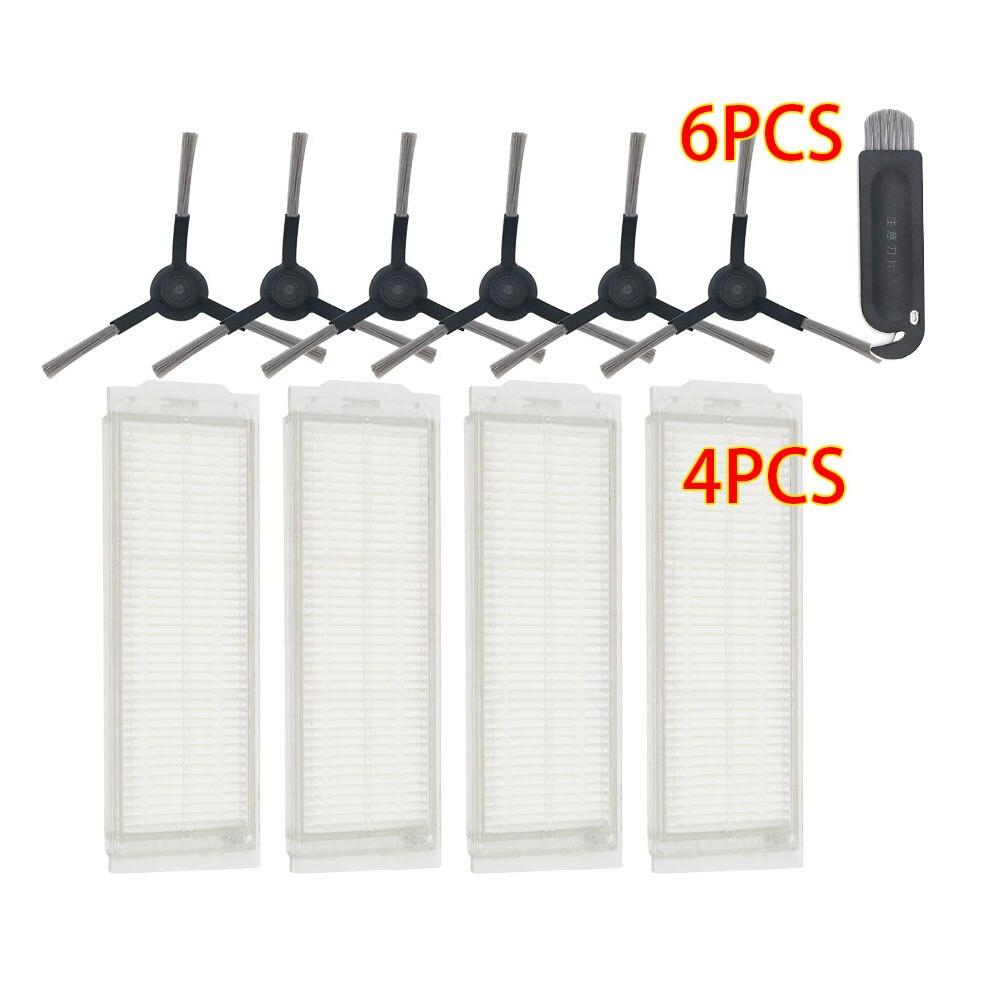 Roller Side Brush Mop Rag Cloth HEPA Filter for Xiaomi Mijia LDS / STYJ02YM / Conga 3490 Viomi V2 PRO V3 SE Robotic Vacuum Parts