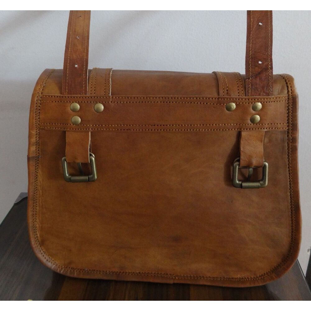 3 Motocyklové sedlové brašny z kozí kůže Sedlová brašna Zavazadlová taška pro Sportster