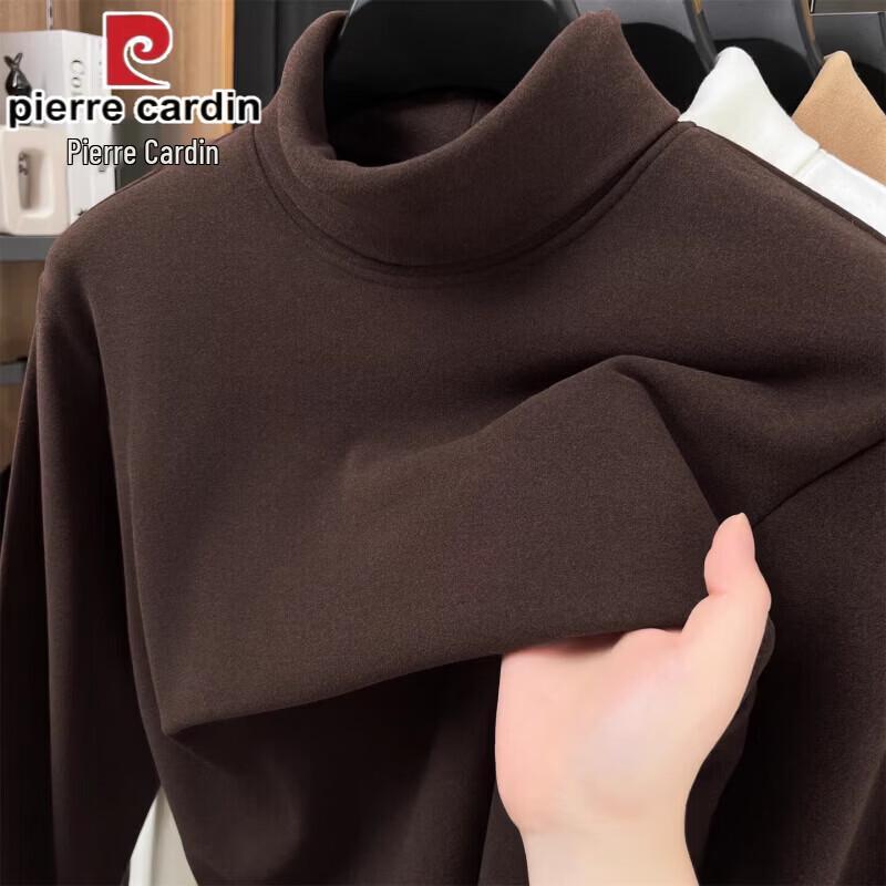 Pierre Cardin Men s Thermal Foldable Turtleneck Long-Sleeve Tee M