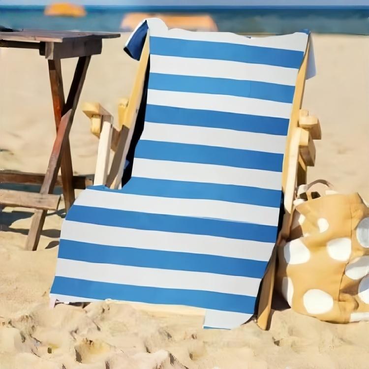 Custom Quick-Dry Cotton Striped Beach Towels