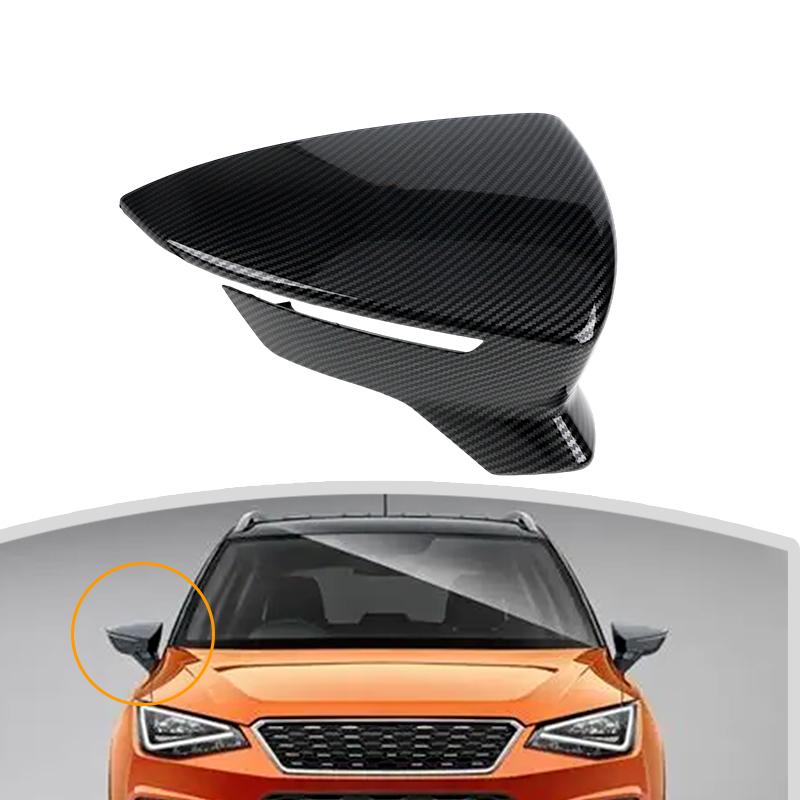 Side Wing Mirror Cover For Seat Ibiza Mk5 V 6F KJ1 2017- Leon Lion Mk3 III 5F  ST / FR / Cupra 2012- Arona KJ7 2017-
