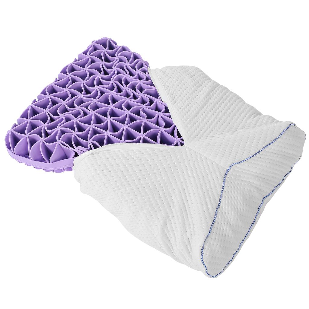 TPE Neck Support Pillow Soft Sleep Breathable High Elastic Non‑Deformable Pillow