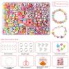 Children's Handmade Beaded Girls Wear Beads Educational Toys Diy Jewelry Bracelet Necklace Jewelry Around Beads Beads Set
