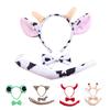 Bandeau Oreilles d'Animal pour Enfant Bandeau Peluche/Nœud Papillon/Queue Costume Animation pour Adulte Halloween Cosplay Costume Fourniture de Fête